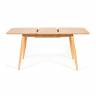 Стол раскладной Pavillion (Павильон) основание бук, столешница мдф, 80x120+40x75см, Натуральный Натуральный основание бук, столешница мдф