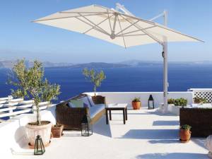 Зонт профессиональный 3х3 м Galileo Starwhite белый, слоновая кость 3000х3000 мм