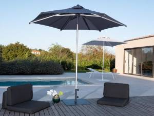 Зонт профессиональный Ø2.5 м Lido Titanium титан, антрацит Ø2500 мм Зонт профессиональный Ø2.5 м Lido Titanium титан, антрацит Ø2500 мм