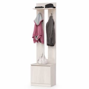 Тумба с вешалкой Ника цвет ясень анкор светлый