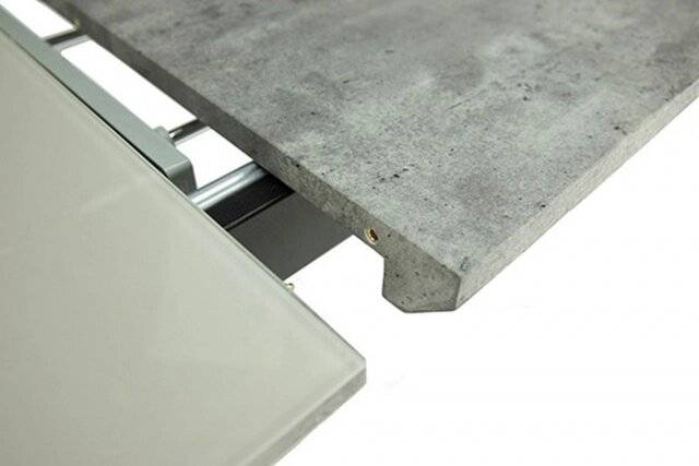 Стол "DT2186", раскладной, серый