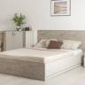 Кровать 1600 с подъёмным ортопедическим основанием Амели 11.31 цвет шёлковый камень/бетон чикаго беж