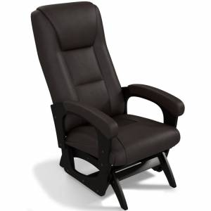 Кресло- маятниковое «ЛЕОН», экокожа венге