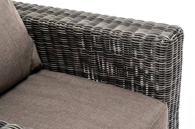 "Боно" лаунж-зона из искусственного ротанга, цвет графит