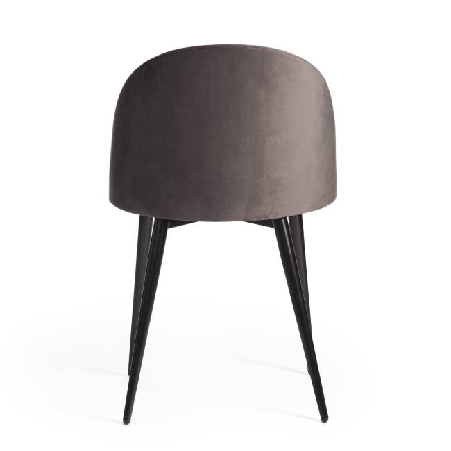 Стул MONRO (mod. 710) / 1 шт. в упаковке ткань/металл, 56х51х80 см, высота до сиденья 47 см, темно-серый barkhat 14/черный темно-серый ткань/металл