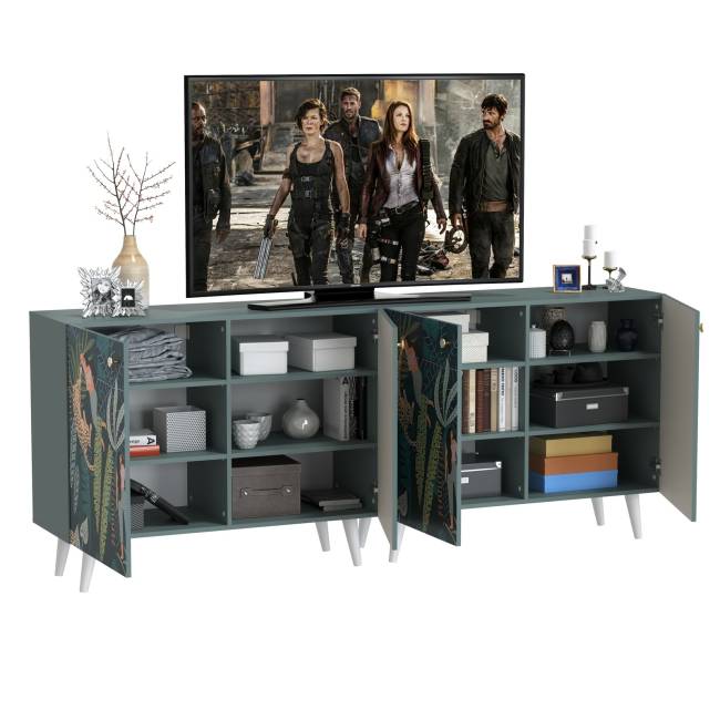 Два комода Либера цвет пасифай/белый