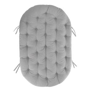 23/02 Матрац для дивана Mamasan/Мамасан подушка 182х119х15 см, ткань, серо-бежевый, 3M 16/2 серо-бежевый ткань