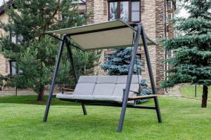 Качели LOAN трехместные из стали