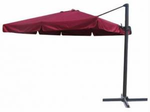 Зонт от солнца квадратный на боковой опоре 3,0 м (Бордо)