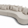 Диван модульный с подушками Cosy Modular конопляный 3600х1100х740 мм Диван модульный с подушками Cosy Modular конопляный 3600х1100х740 мм