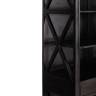Библиотека Secret de Maison Блэк Лэйбл/Black Label (мод. DA-2379) массив манго/МДФ, 130х47х220см, черный черный дерево манго/мдф