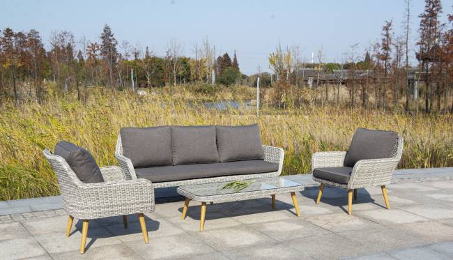 "Прованс" диван из искусственного ротанга трехместный, цвет бежевый "Прованс" диван из искусственного ротанга трехместный, цвет бежевый