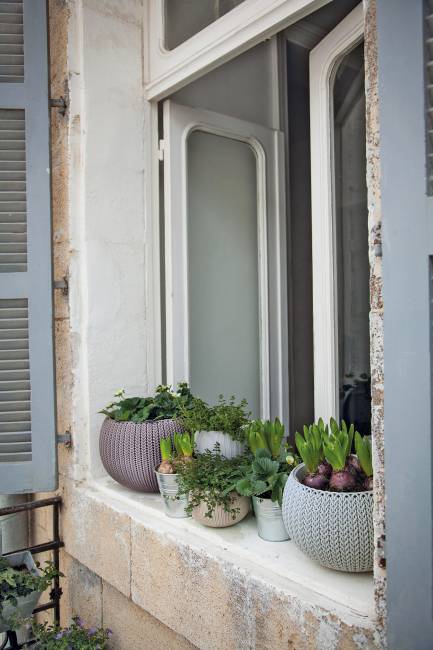 Кашпо Cozies S подвесное коричневый