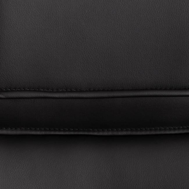 Кресло BERGAMO хром (22) кож/зам, черный, 36-6 черный кож/зам