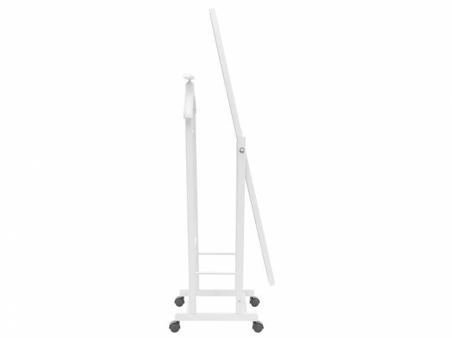 Вешалка костюмная с зеркалом на колесах В 24Н белый