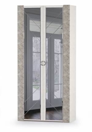 Шкаф для одежды Амели Моби 13.133 цвет шёлковый камень/бетон чикаго беж