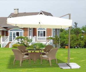 ЗОНТ уличный "Де Люкс" кремовый 3,0 м