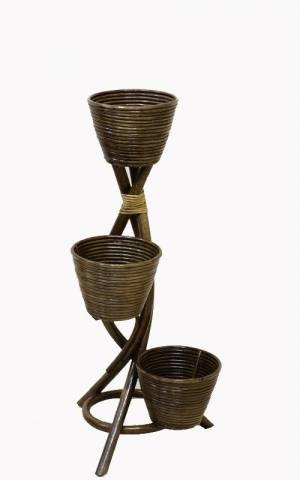 Цветочница из натурального ротанга 15/29 B