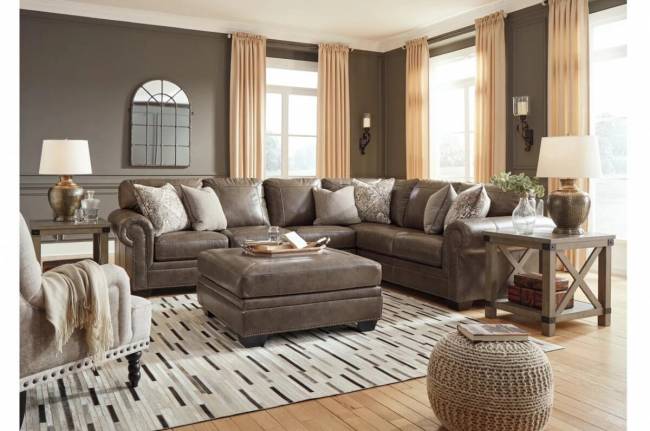 Диван Roleson  58703 модульный, 252х325x102х95 см, коричневый