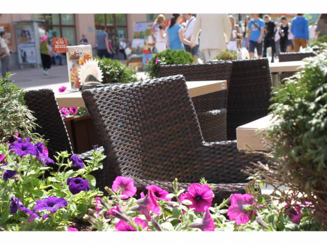 Кресло плетеное с подушкой GS 909 коричневый, бежевый 600х510х850 мм