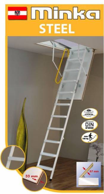 Чердачная складная лестница STEEL
