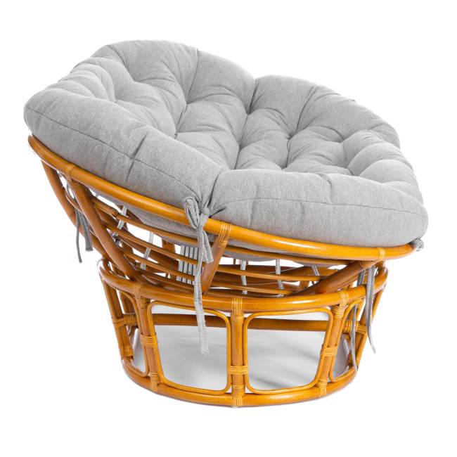 Диван MAMASAN/МАМАСАН 23/02 W /с подушкой/ 169х102х80 см, Pecan (орех), матрац 182х119 см, ткань серо-бежевая 3М 16/2 Pecan (орех)