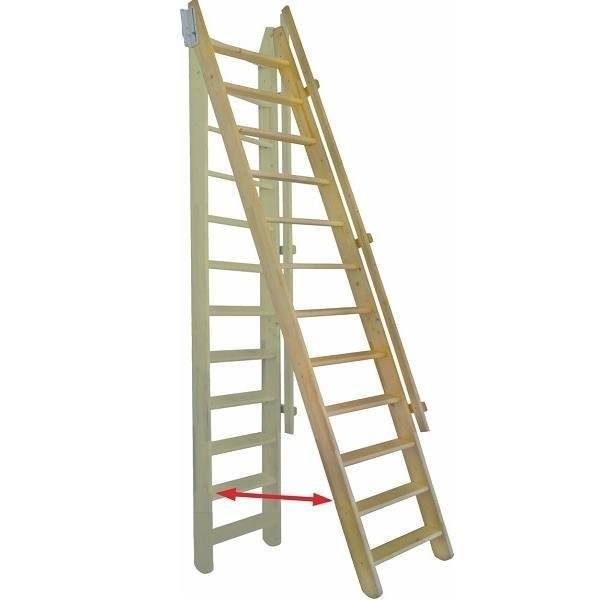 Мансардная лестница из сосны М-013у