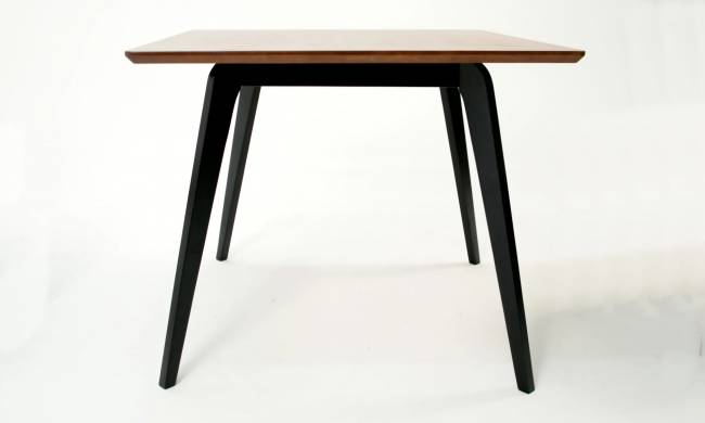 Стол Arki М 100 чёрный/орех