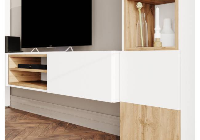 Лонгфорд белый / дуб вотан