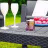 АРИЗОНА / ARIZONA b:rattan, Диван двухместный, антрацит (2-х местная подушка)