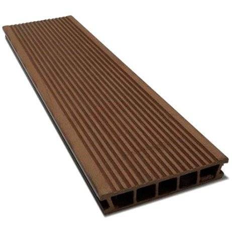 Террасная доска DECKRON (Декрон), 28*153*6000 мм, коричневый