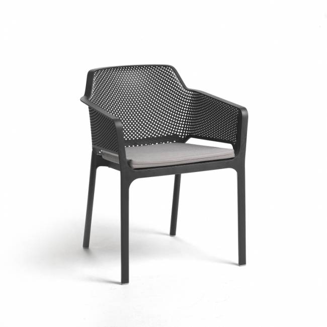 Подушка для кресла Net серый Sunbrella 460х485х35 мм