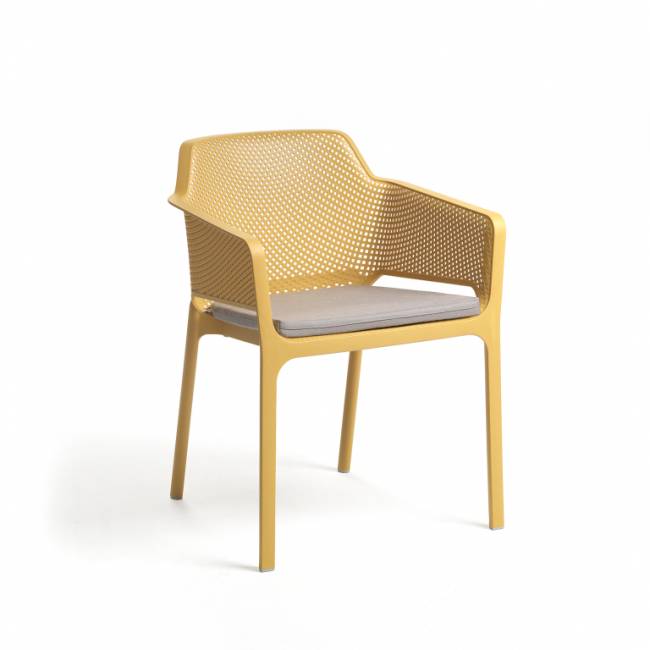 Подушка для кресла Net серый Sunbrella 460х485х35 мм