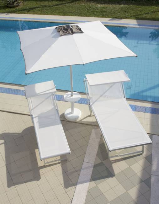 Шезлонг-лежак металлический VIP 2100х1000х470 мм Шезлонг-лежак металлический VIP 2100х1000х470 мм