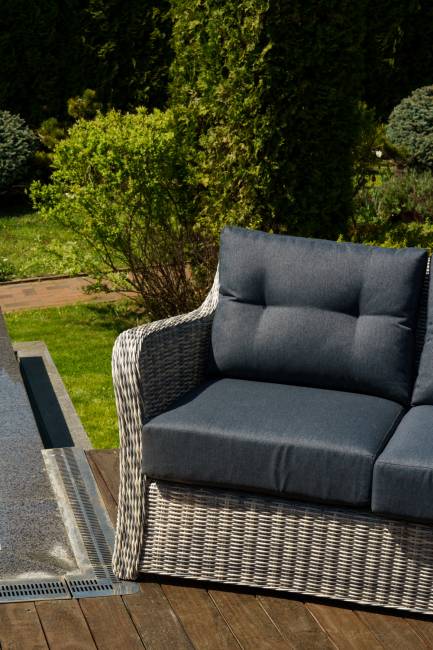 Диван 3-х местный "Венеция", серый Диван 3-х местный "Венеция", серый