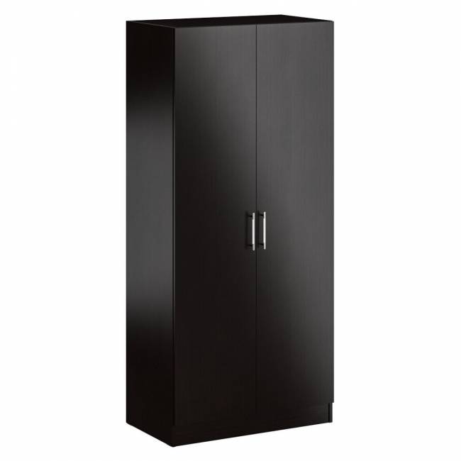 Двуспальная кровать с ящиками 1800 со шкафом для одежды 2-х створчатым Стандарт цвет венге