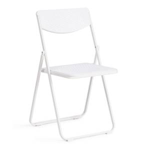 Стул складной FOLDER (mod. 3016) каркас: металл, сиденье/спинка: пластик, 48,5 х 48 х 82,5 см, white (белый) (Комплект из 6 шт.) белый каркас: металл, сиденье/спинка: пластик