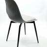 Стул Туссе чёрный /серый, серый ГЛ