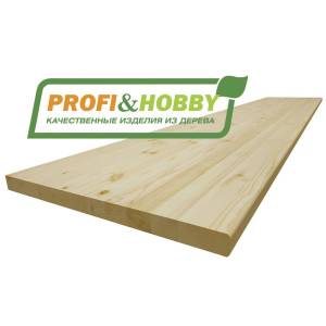 Столешница для кухни 3000 х 600 х 40 сосна, А сращенный, без покраски