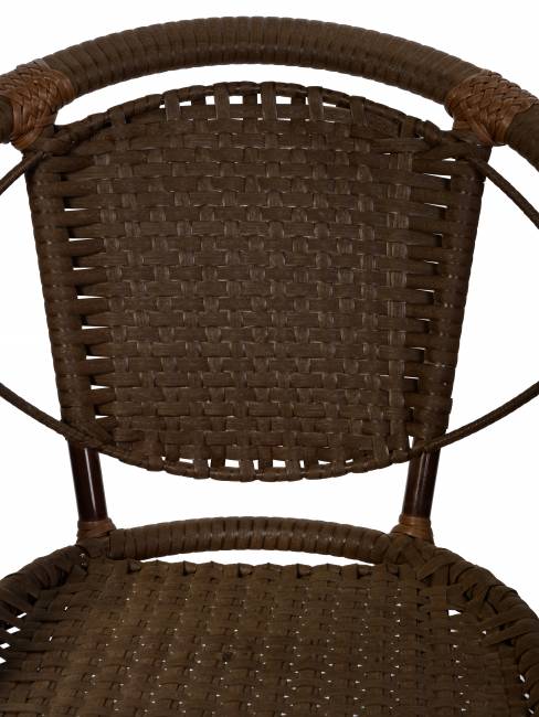 Кресло Denver (Денвер) из искусственного ротанга, орех
