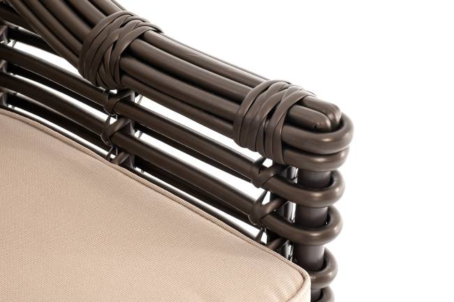 "Блисс" кресло из искусственного ротанга, цвет бронзовый "Блисс" кресло из искусственного ротанга, цвет бронзовый