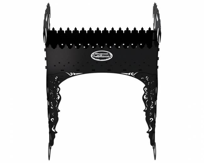 Мангал разборный "Голова Дракона", сталь AISI304, 3мм