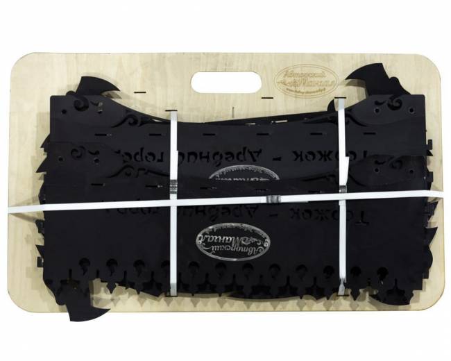 Мангал разборный "Голова Дракона", сталь AISI304, 3мм