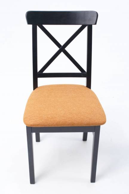 Стул Ингольф ПМ чёрный/карри