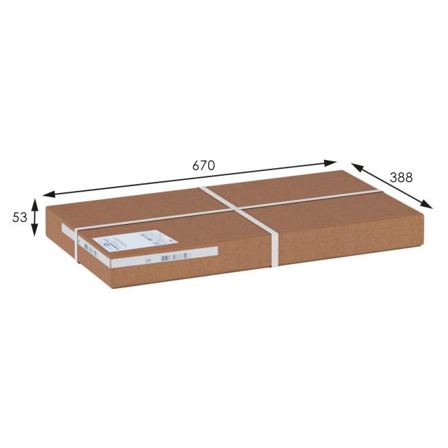 Обувница Атлас средне-коричневый