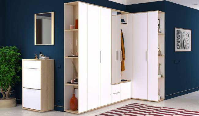 Пенал Куба Шкаф 13.29 цвет дуб сонома/белый премиум