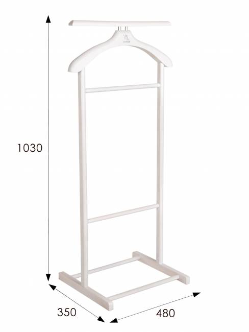 Вешалка костюмная В 21Н белый Вешалка костюмная В 21Н белый