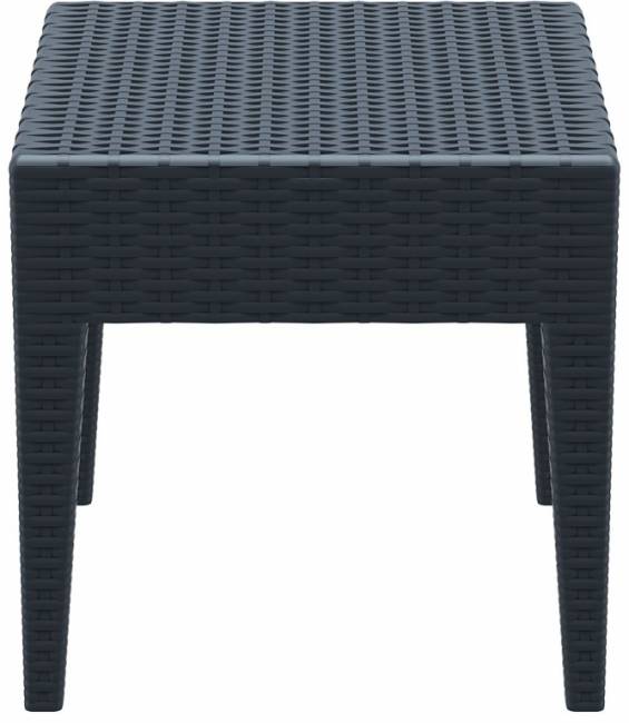 Столик плетеный для шезлонга GT 1009 антрацит 450х450х450 мм