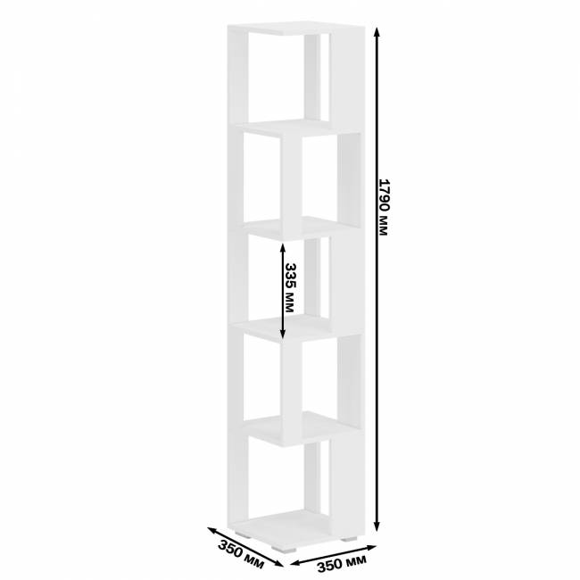 Комплект их 3-х открытых стеллажей цвет графит/белый Комплект их 3-х открытых стеллажей цвет графит/белый