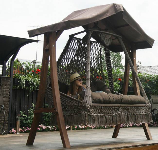 Каркас с крышей КАРАВЕЛЛА для качелей СЕАРА